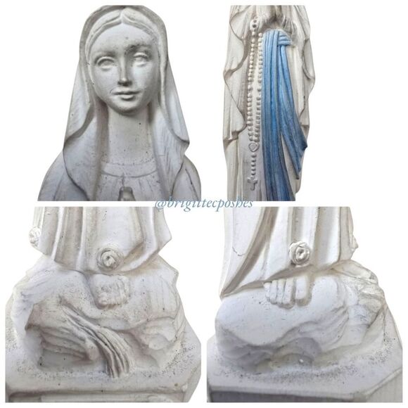 OUR LADY OF LOURDES with Blue Sash - Picture 5 of 7